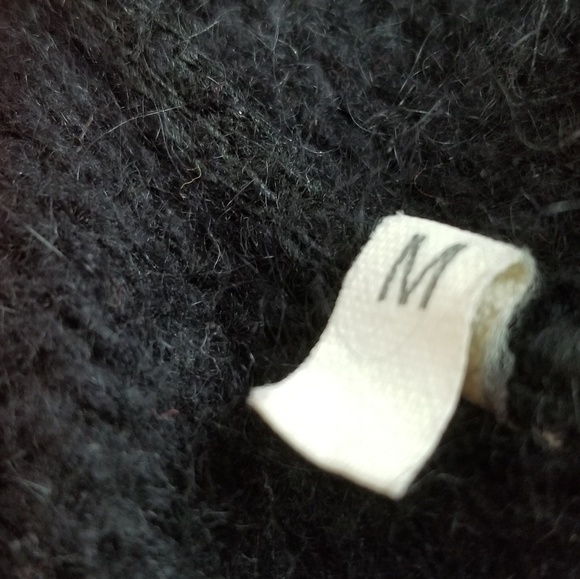 Vintage Miss Deanna cropped Angora zip sweater M - Picture 6 of 8